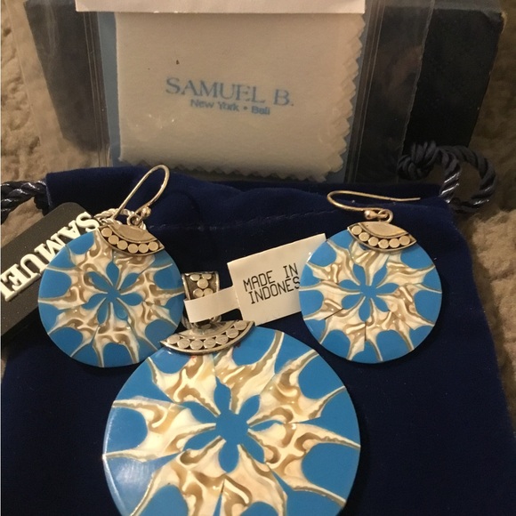 NWT Samual b Sterling Silver Earrings & Pendant Set - Picture 4 of 4